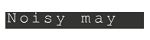 NOISY MAY Online Shop