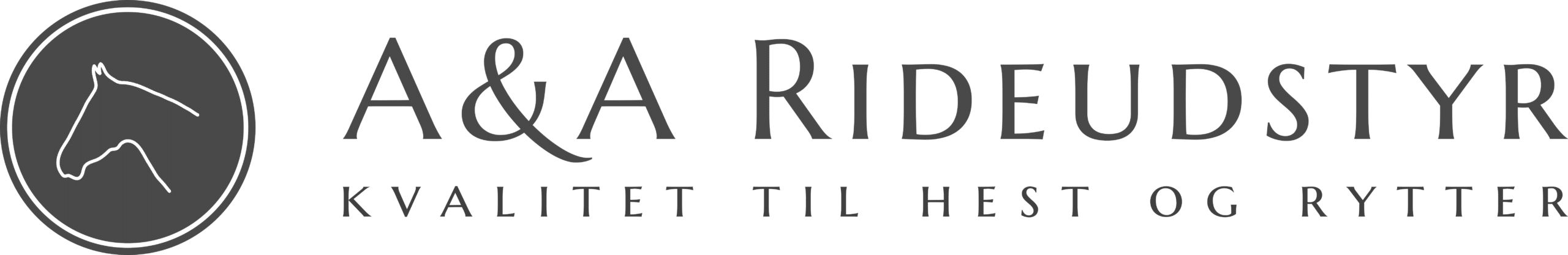 A&A Rideudstyr  logo