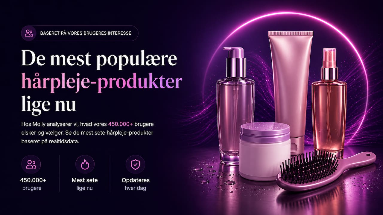 favorit hårpleje produkter - mest sete af molly brugere